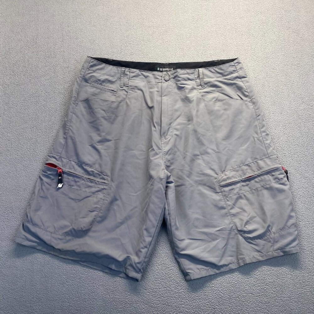 No Boundaries Shorts Mens Size 38,Outdoors Cargo,Work Wear, Casual,Hiking,Gray